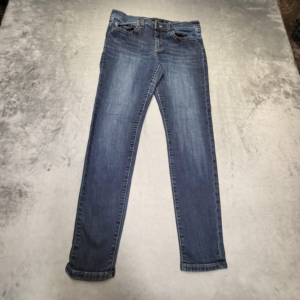 Banana Republic Jeans Womens 6 Blue Skinny Extra-Slim Mid Rise Medium Wash
